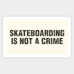 Skateboarding is Not a Crime 1988 Sticker